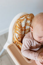 Load image into Gallery viewer, Waterproof IKEA Highchair Cushion Cover - Mustard Florals