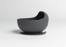 Load image into Gallery viewer, LMC Silicone Suction Bowl & Spoon - Dark Grey