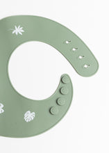Load image into Gallery viewer, LMC Silicone Bib - Monstera