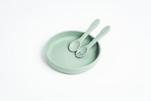 Load image into Gallery viewer, LMC Silicone Suction Plate & Spoon/Lid - Sage