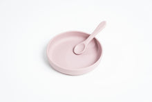 Load image into Gallery viewer, LMC Silicone Suction Plate & Spoon/Lid - Mauve