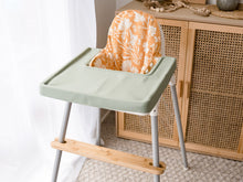 Load image into Gallery viewer, Waterproof IKEA Highchair Cushion Cover - Mustard Florals
