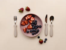 Load image into Gallery viewer, LMC Silicone Suction Plate & Spoon/Lid - Mauve