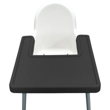 Load image into Gallery viewer, IKEA Highchair Full Cover Silicone Placemat - Dark Grey