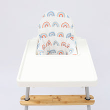 Load image into Gallery viewer, Waterproof IKEA Highchair Cushion Cover - Rainbow