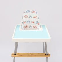 Load image into Gallery viewer, Waterproof IKEA Highchair Cushion Cover - Rainbow