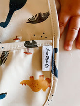 Load image into Gallery viewer, Smock Bib - Dinosaurs