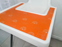Load image into Gallery viewer, IKEA Highchair Silicone Pattern Placemat - Boho Rainbow