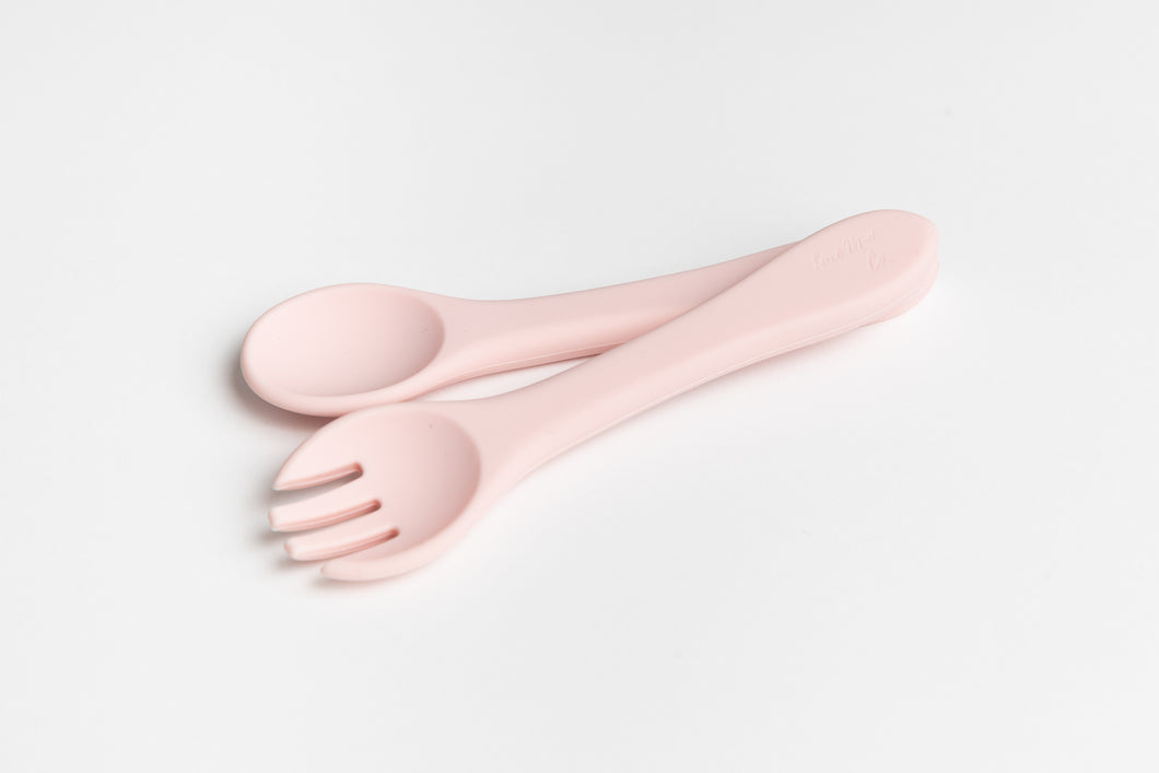 LMC Silicone Spoon & Fork Set (Save 10%)