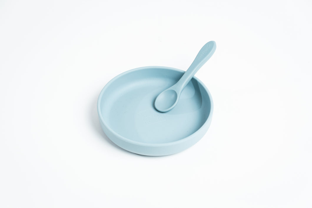 LMC Silicone Suction Plate & Spoon/Lid - Ether