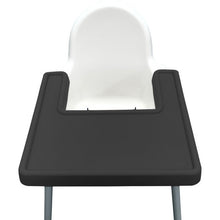 Load image into Gallery viewer, IKEA Highchair Full Cover Silicone Placemat - Dark Grey
