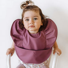 Load image into Gallery viewer, Waterproof Snuggle Bib - Mauve
