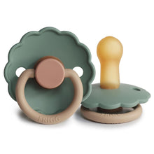 Load image into Gallery viewer, FRIGG Daisy Natural Rubber Pacifier - Colorblock (Willow)
