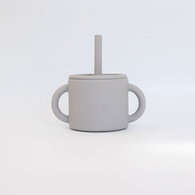 Sippy Cup with Handles - Grey