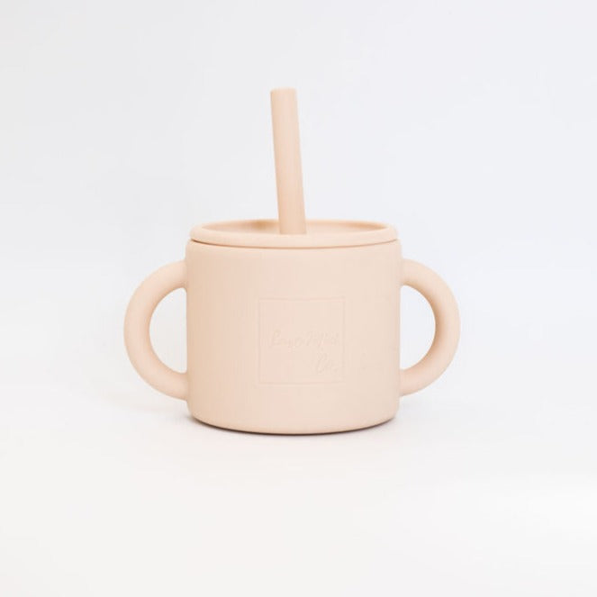 Sippy Cup with Handles - Beige