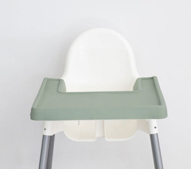 IKEA Highchair Full Cover Silicone Placemat - Sage