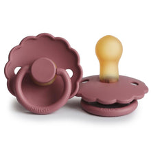 Load image into Gallery viewer, FRIGG Daisy Natural Rubber Pacifier (Dusty Rose) - 2 Pack
